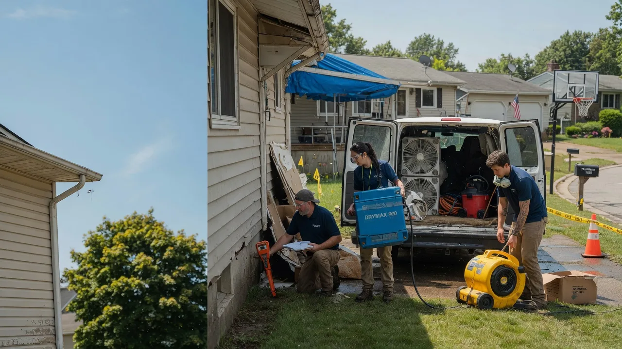 Ceiling Leak Cleanup in Rogers, MN near me